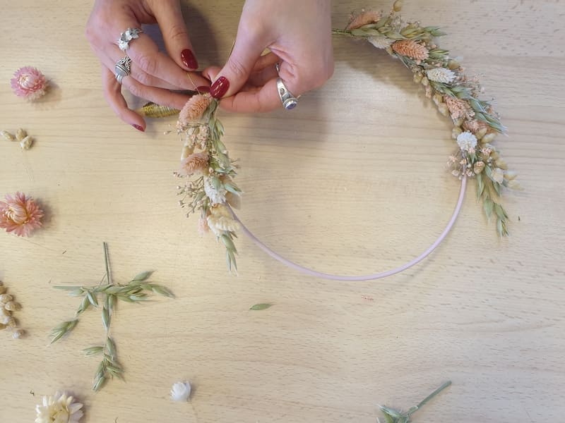 Atelier floral à Colmar